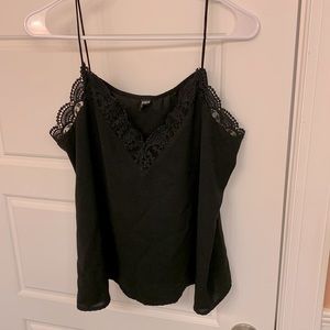 Black Tank Top w/ Lace